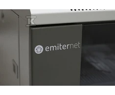 EMITERNET Vienguba pakabinama spintelė 19'' 6U, skardos/stiklo durys, 600×600×370mm plotis/gylis/aukštis. EM/AP6606