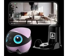 Enabot - EBO AIR 2 Plus - namų palydovas robotas su stebėjimo ir vaizdo skambučių funkcija (violetinis)