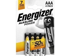 ENERGIZER šarminės baterijos AAA LR03, 4 vnt.