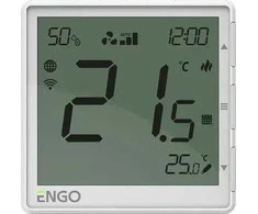 „Engo Controls“ „Engo EFAN Wifi“ ventiliatoriaus ritės termostatas 230 V, baltas