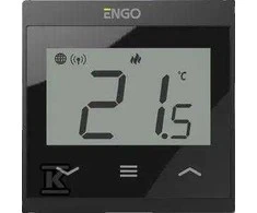 Carruzzo ENGO Controls E55-B – Internetowy, potinkinis regulator temperatury do ramki 55×55, Wi-F