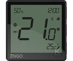 Engo Controls Engo EONE-230B Zigbee laidinis termostatas, juodas
