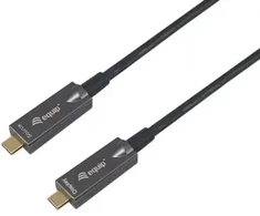 Equip 119464 USB kabelis USB 3.2 Gen 2 (3.1 Gen 2) 7,5 m USB C 10 Gbit/s 60 W Juoda