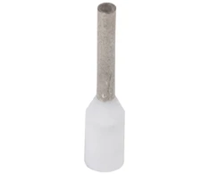 Ergom E08KH-02010111621 Izoliuota kabelio antgalis HI 0.5/8 DIN, baltas E08KH-02010111621 /100 vnt./