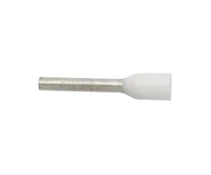 Ergom E08KH-02010112501 Izoliuotas antgalis HI 0,75/10 baltas E08KH-02010112501 /100 vnt./