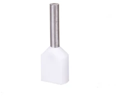 Ergom E08KH-02020100201 Izoliuotas antgalis HI 2X0.5/8 DIN E08KH-02020100201 /500 vnt./