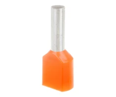 Ergom E08KH-02020102201 Izoliuotas antgalis HI 2X4/12 oranžinis E08KH-02020102201 /100 vnt./