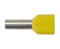 Ergom E08KH-02020102401 Izoliuota kabelio antgalis HI 2X6/14 DIN geltonas E08KH-02020102401 /100 vnt./