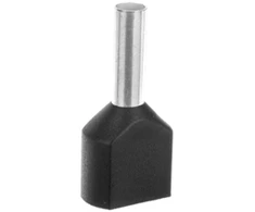 Ergom E08KH-02020105201 Izoliuota kabelio antgalis HI 2X1.5/8 DIN E08KH-02020105201 /100 vnt./
