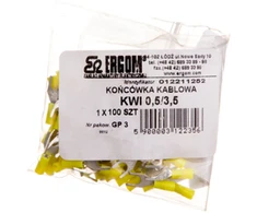 Ergom E09KO-02030100401 Izoliuotas mentinis terminalas KWI 0.5/3.5 E09KO-02030100401 /100 vnt./
