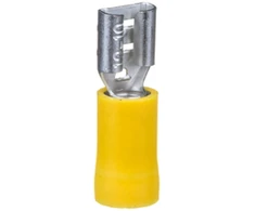 Ergom E10KN-03010103601 Izoliuota įvorė NI 6.3-6/0.8 PVC E10KN-03010103601 /100 vnt./