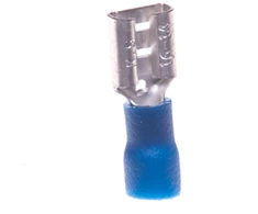 Ergom E10KN-03010201001 Izoliuota įvorė NI 6.3-2.5/0.8 B PVC E10KN-03010201001 /100 vnt./