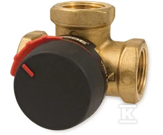 Esbe VRG131 3-ceļu rotācijas vārsts 11/2", Kvs 25, misiņš