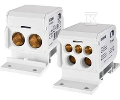 Eti Polam Paskirstymo blokas 192A (2x4-70mm²/2x4-35mm²+3x2,5-25mm²) pilkas EDBM-8 001102425
