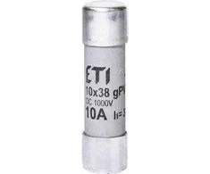 Eti Polam ETI CILINDO Įdėklas.CH10X38 GPV 10A/1000V DC