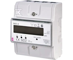 ETI DEC-2 3-FAZIŲ ENERGIJOS SĄNAUDOJIMO RODIKLIS