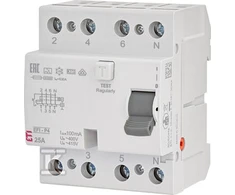 ETI EFI-P4 A 25/0.1 DIFFERENCINĖS SROVĖS JUNGIKLIS.
