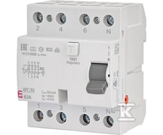 ETI EFI-P4 A 63/0.03 WYŁ.RÓŻNIC-PRĄD.