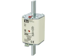ETI Įdėkite NH1 GG 200A/500V