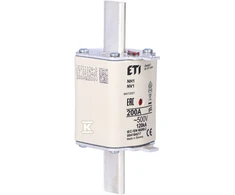 ETI Įdėkite NH1 GG 200A/500V