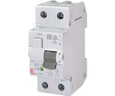 Srovės nuotėkio rėlė ETI KZS-2M, 2P, 16 A, 230 V, 30 mA