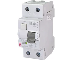 Eti-Polam Liekamosios srovės pertraukiklis KZS-2M 2P 25A C 0.03A tipas AC - 002173126