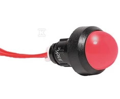 Eti-Polam LED signalinė lempa D=20mm raudona 230V AC LS - 004770817