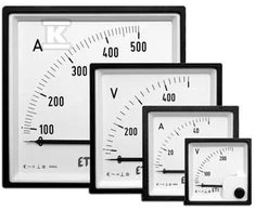 Eti-Polam Anal analoginis matricinis ampermetras 40A klasė 1,5 72x72mm EQ72 004805346