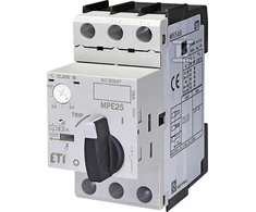 Etipo variklio jungiklis 3P 0,18kW 0,4-0,63A MPE25-0,63 004648004 Eti