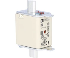 ETI Shumee KOMBI NH00 saugiklis gG 16A / 500V 004182205 / 3vnt. /