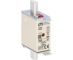 ETI NH000 GG 16A/500V WKŁADKA TOP. KOMBI