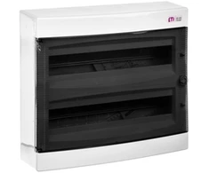 Eti Polam 001101085 Modulinis paskirstymo skydas 2x18 paviršinio montavimo dūmų durims / IP 40 400V AC / ECT 2X18PT-s 001101085