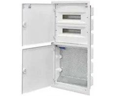 Eti Polam 001101291 Hibridinis skirstomasis skydas 2x18, įleidžiamas, baltos metalinės durys / IP40 400V AC / ERP18-5-2V MEDIA 001101291