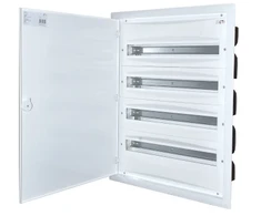 Eti Polam 001101295 Modulinė įleidžiama skirstomoji įranga IP40 II apsaugos klasė IK08 metalinės durys baltos ERP24-4 001101295