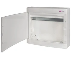 Eti Polam 001101308 Multimedijos skirstomasis skydas 2x18, montuojamas ant paviršiaus, tuščias, su TH / IP 40 magistrale 400V AC / TH ECT 2X18PO MEDIA/EMPTY 001101308
