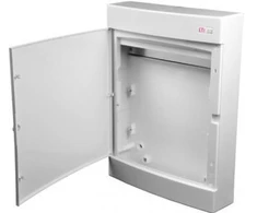 Eti Polam 001101313 Multimedijos skirstomasis skydas 3x18, montuojamas ant paviršiaus, tuščias, su TH / IP 40 magistrale 400V AC / ECT 3X18PO MEDIA-MOD/EMPTY 001101313