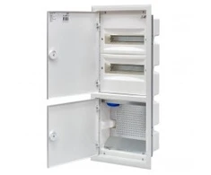 Eti Polam 001101370 Hibridinis skirstomasis skydas 2x12, įleidžiamas, baltos metalinės durys / IP40 400V AC / ERP12-4-2V MEDIA 001101370