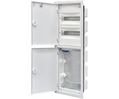 Eti Polam 001101371 Hibridinis skirstomasis skydas 2x12, įleidžiamas, baltos metalinės durys / IP40 400V AC / ERP12-5-2V MEDIA 001101371