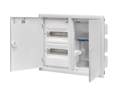 Eti Polam 001101373 Hibridinis skirstomasis įrenginys 2x12, įleidžiamas, baltos metalinės durys / IP40 400V AC / ERP12-2-2H MEDIA 001101373