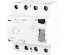 Eti Polam 002062529 Liekamosios srovės grandinės pertraukiklis 4P 40A 0.03A Tipas F EFI-4 F 40/0.03 002062529