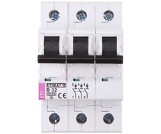 Eti Polam 002125719 Grandinės pertraukiklis 3P B 32A 10kA AC ETIMAT10 002125719