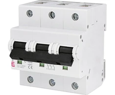Eti Polam 002135732 Grandinės pertraukiklis 3P C 100A 10kA AC ETIMAT10 02135732