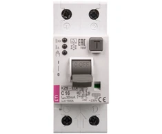 Eti-Polam 1 + N 16A C 30mA A tipo diferencinis maitinimo šaltinis KZS- 2M2p EDI A (002172416)