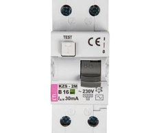 Eti-Polam KZS-2M 2P 16A B 0,03A AC tipas - 002173104