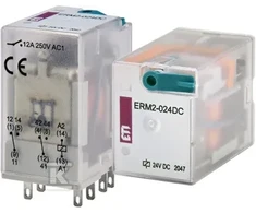 ETI Przekaźnik dwustykowy ETI Polam 002473000 24V DC ERM2-024DC