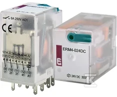 Eti-Polam Przekaźnik 4 stykowy 24V DC ERM4-024DC 002473006