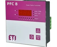 Eti-Polam Regulator wspołczynnika mocy układ symetryczny (pomiar prądu - jednofazowy) PFC 8 RS 004656906