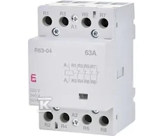 Eti Polam Stycznik modułowy 63A 4 styki rozwierne (3 mod. 4 bieg.) R 63-04 230V 002463480
