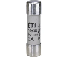 Eti Polam ETI CILINDO Įdėklas.CH10X38 GPV 2A/1000V DC