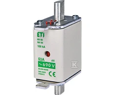 Eti-Polam Saugiklio įdėklas KOMBI NH00 50A aM 690V WT-00 (004182411)